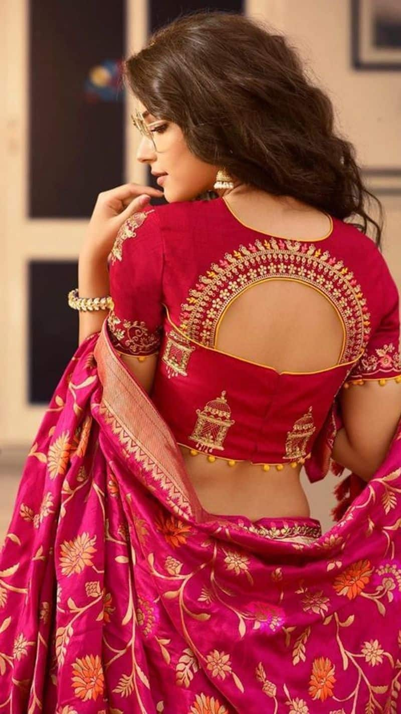 blouse back neck designs images backless blouse for saree kxa 