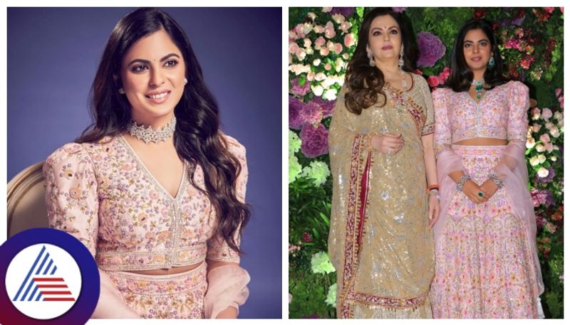 Isha Ambani repeats designer lehenga from her cousin's wedding gow