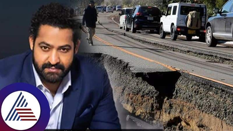 Jr NTR returns to India after series of powerful earthquakes in  Japan suc