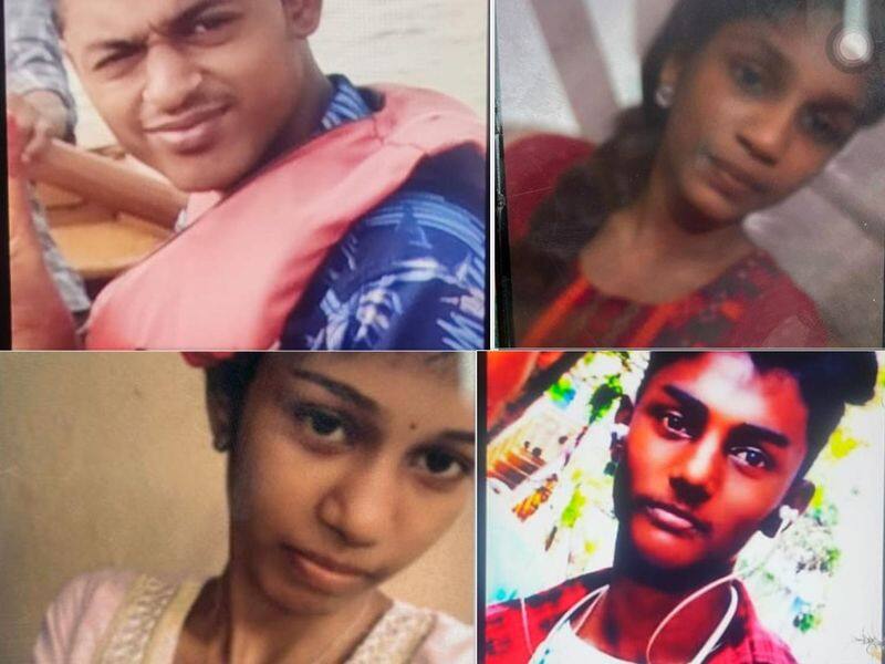 4 school students drowned and dead sea water in puducherry while new year celebration vel