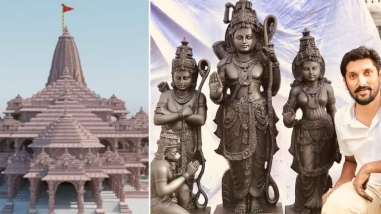 arun yogiraj ram statue