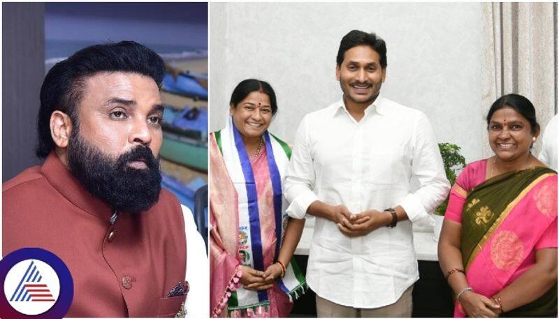 Sriramulu sister Shanta quit BJP and join YSR Congress from Andhra CM YS Jagan sat