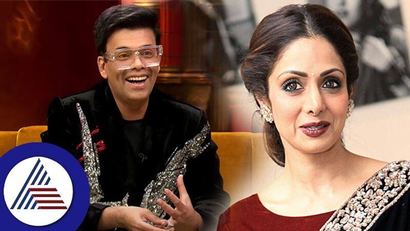 Karan Johar shares he was crazily and madly in love with Shreedevi and knees were rattling suc