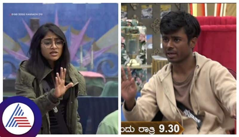 bigg boss kannada clash between sangeetha sringeri and drone pratap gow