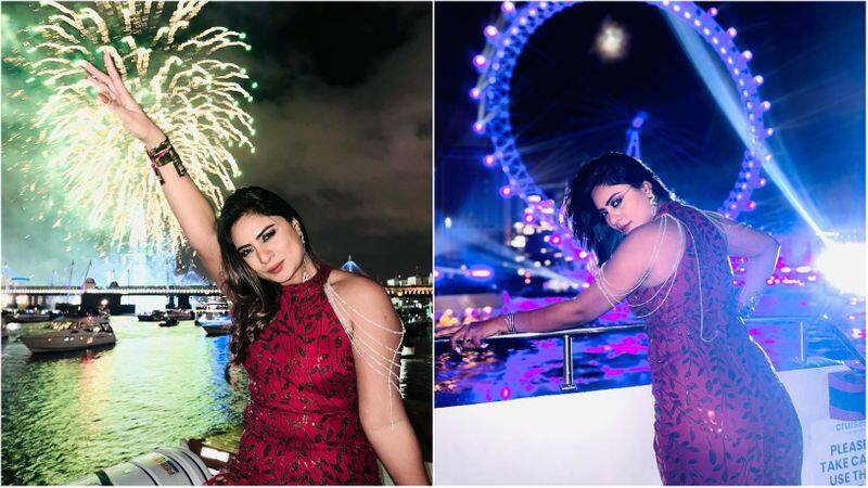 Deepika Das glamorous look for new year celebration pav