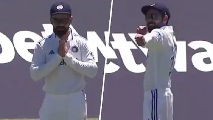 Virat Kohli heartwarming gestures as Ram Siya Ram plays during Keshav Maharaj entry kvn