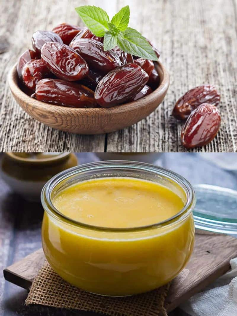 health benefits of eating dates soaked in ghee