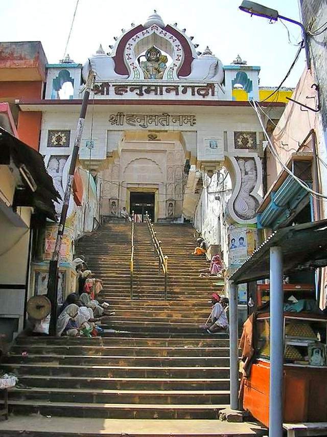 Hanuman Garhi Ayodhya Bajarangabali temple secrets skr