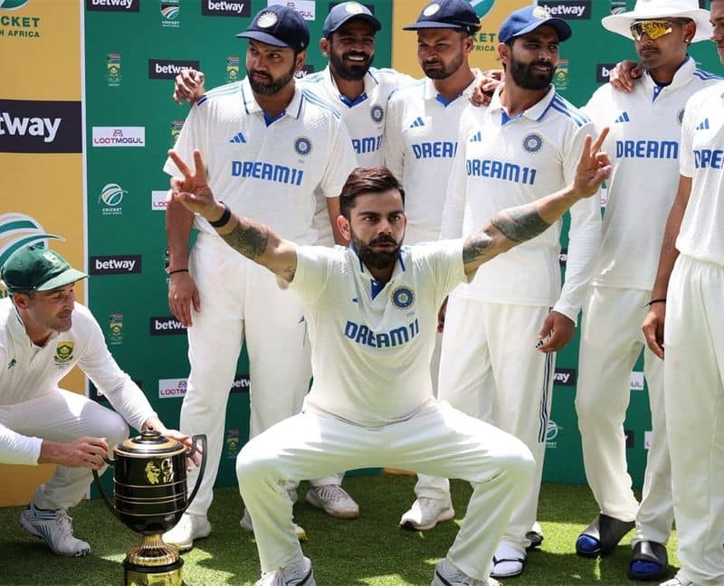 Virat Kohli's 'Bhangra' pose after India's historic win against South Africa in Cape Town wins hearts (WATCH) snt