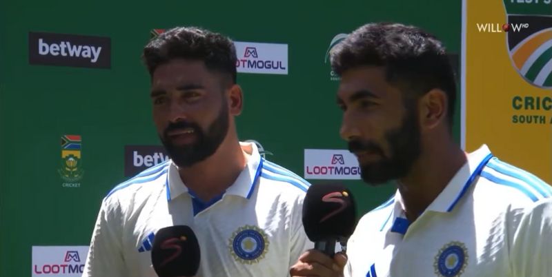 Jasprit Bumrah become Translator for Mohammed Siraj after Capetown Test