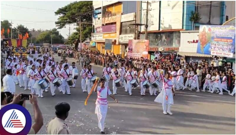 RSS women wing Trajectory movement started in Bagalkot city sat