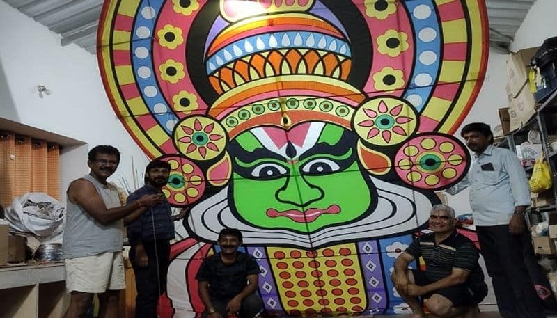 Team Mangaluru Kathakali Kite show to be Held in Telangana grg 