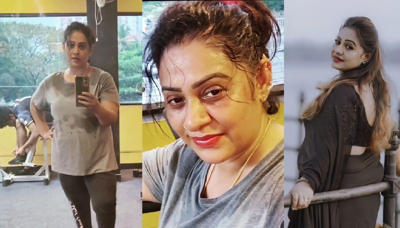 actress beena antony workout photos gone viral vvk