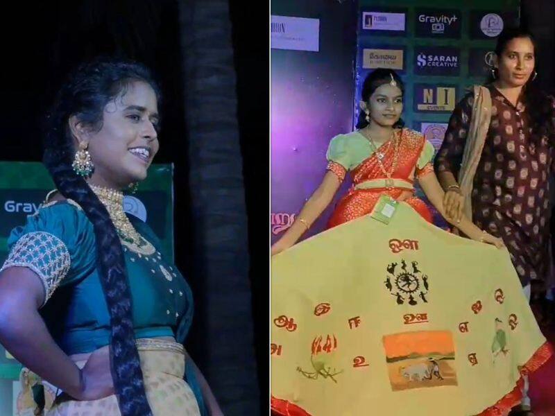 traditional costume designing and fashion show organised at coimbatore vel