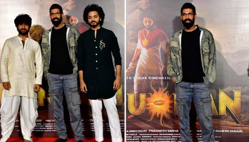 'Hanu Man' trailer launch: Rana Daggubati graces event, poses with film's cast (pictures) RKK