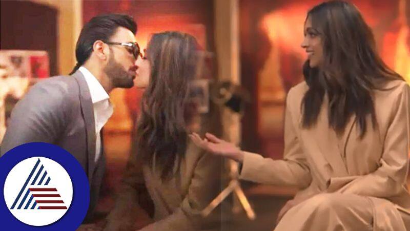 Ranveer Singh Surprises Deepika Padukone in International Interview Locks Lips suc