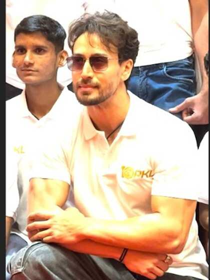 Tiger Shroff at Pro Kabaddi League at NSCI Dome in Mumbai