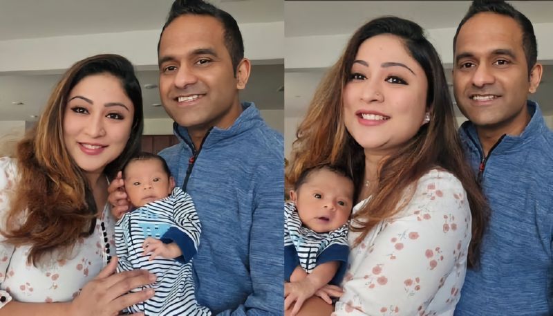 Just days after birth archana suseelan  introduced her baby to her fans