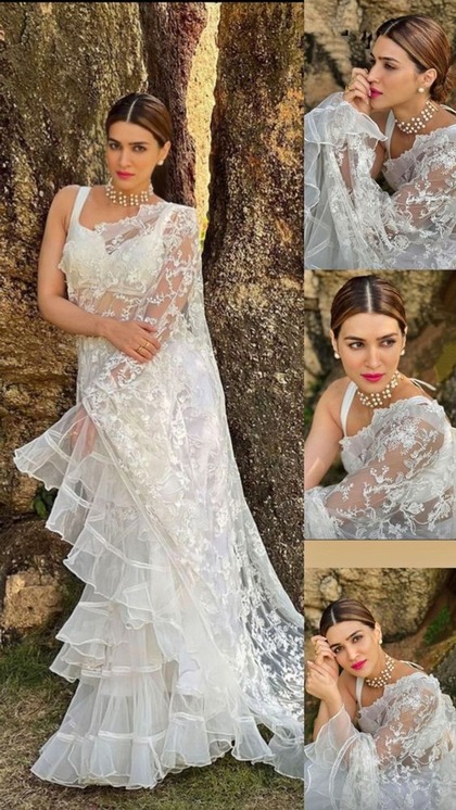 पतिदेव चूम लेंगे माथा,जब पहनेंगी Kriti Sanon की 10 साड़ियां