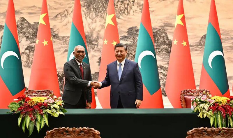 Amid row with India, Maldives president meets China's Xi Jinping; receives 21-gun salute grand welcome snt