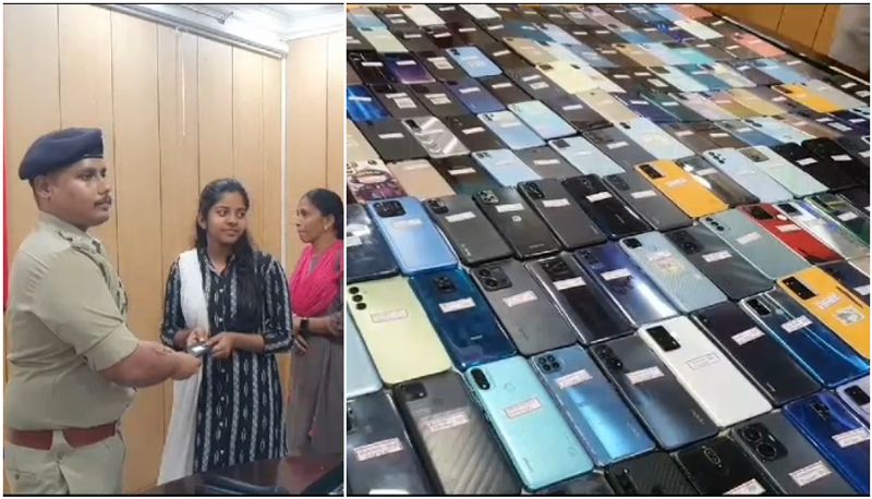 kanyakumari police recovers 303 stolen mobile phones handed over to owners joy