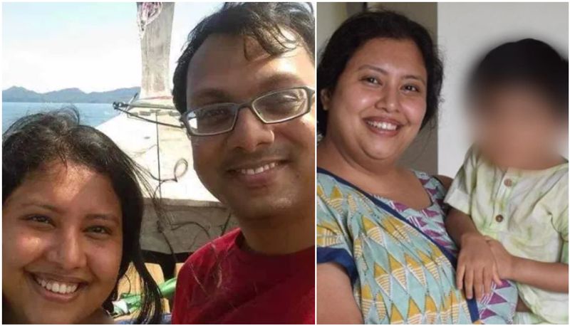 Goa murder case Husband confronts Bengaluru CEO Suchana Seth denies sons murder gcw