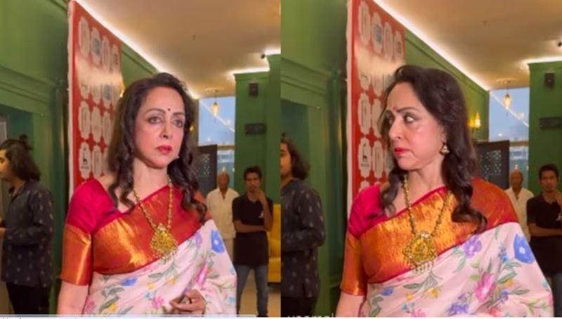 Bollywood Dream Girl Hema malini Got angry after a Fan asks selfie with her akb