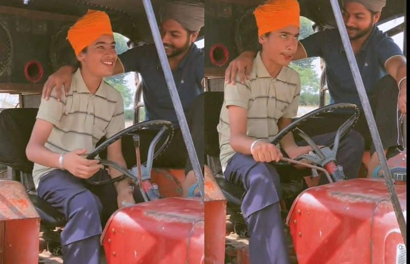 This kid has a tractor in his belly Anand Mahindra share mimicry video of Mahindra vehicle ckm