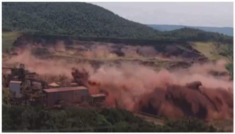 Brazil dam collapse video goes viral bkg