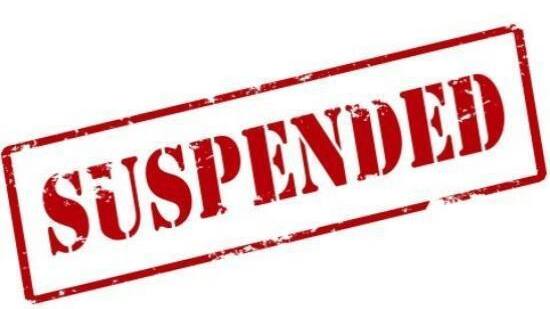 Suspended