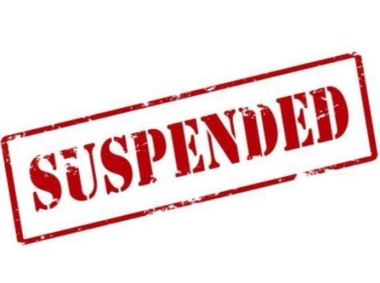 Suspended Suspended
