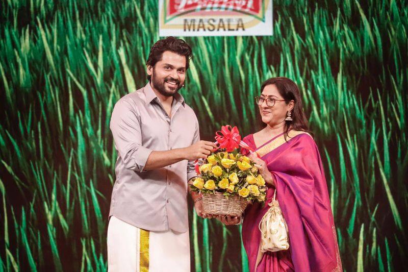 keerthi pandian rohini and more celebrates participated uzhavan 2024 awards mma 