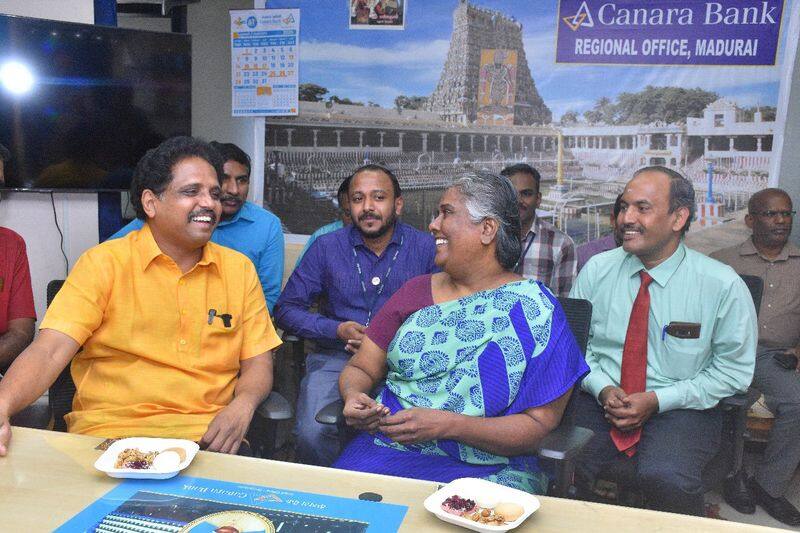 mp venkatesan met aayi pooranam ammal for donated her land to government school in madurai district vel