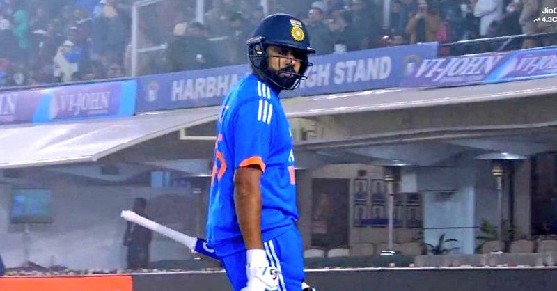 Rohit Sharma Golden Duck in his 150th T20I Match against Afghanistan in 2nd T20I match at Indore rsk