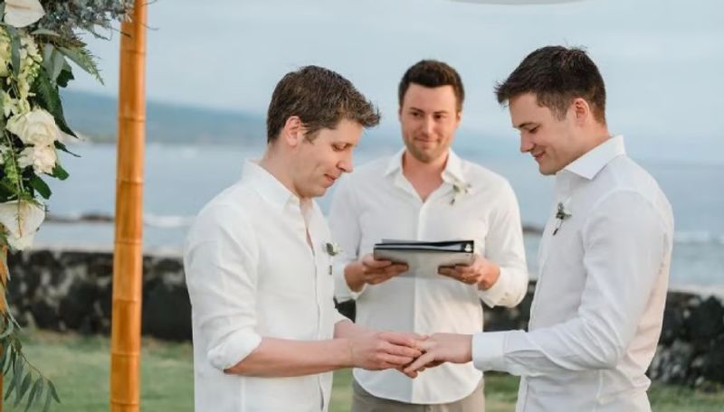 OpenAI CEO Sam Altman and marry with Oliver Mulherin krj