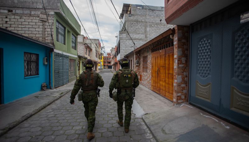 Ecuadors streets were emptied after  recently elected president declare emergency after criminal violence and deaths etj