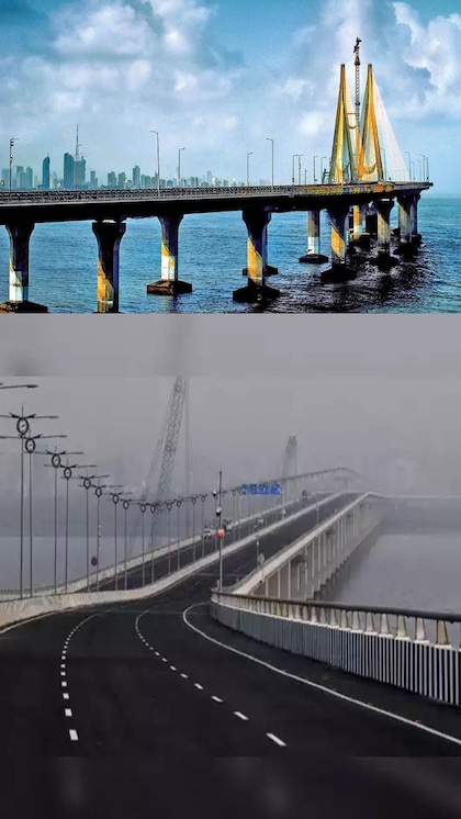 <p>पीएम मोदी ने देश के सबसे बड़े समुद्री ब्रिज अटल बिहारी वाजपेयी सेवरी न्हावा शेवा अटल सेतू का उद्घाटन किया। इस ब्रिज के बनने से मुंबई -नवी मुंबई के बीच की दूरी 20 मिनट में हो सकेगी।</p>

