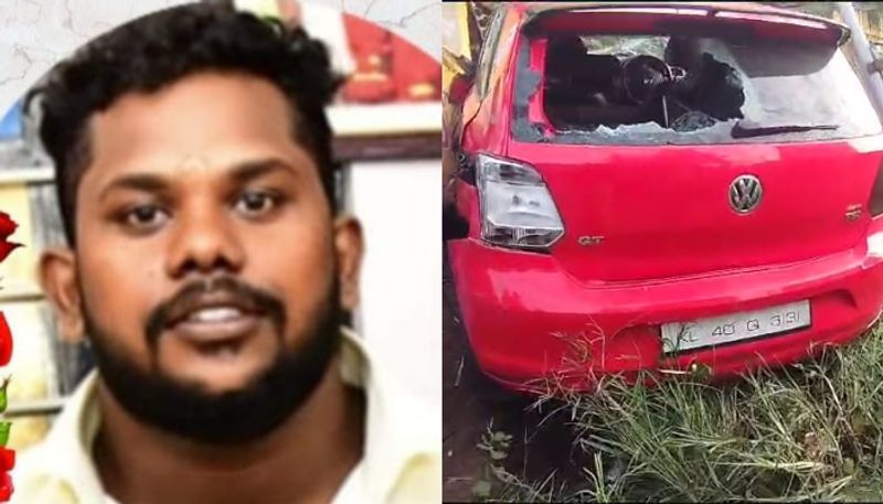 young man on bike died after hit by car the injured drunk driver ran away while taking to hospital in thiruvananthapuram SSM