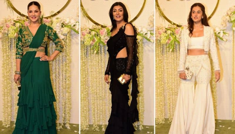 Ira Khan, Nupur Shikhare wedding reception: Sushmita Sen to Taapsee Pannu, best outfits from the grand event RKK