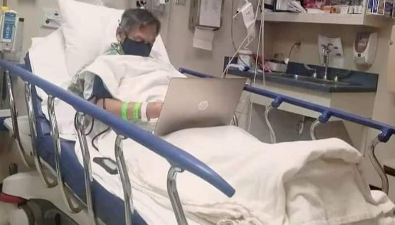 teacher grades students paper on hospital bed day before passing away internet before emotional ash