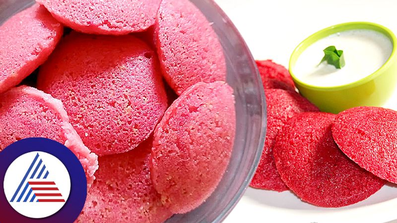 easy and healthy breakfast recipe for beetroot idli in tamil mks