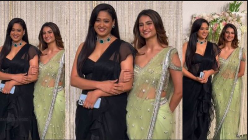 Who is the mother and who is the daughter among these two Hindi Actress Shwetha tiwari appeared with her daughter Palak tiwari In Ira khan reception akb