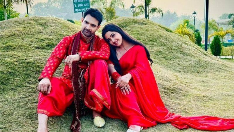 bhojpuri star kajal raghwani and jay yadav shooting for tujhko hi dulha banaungi zkamn