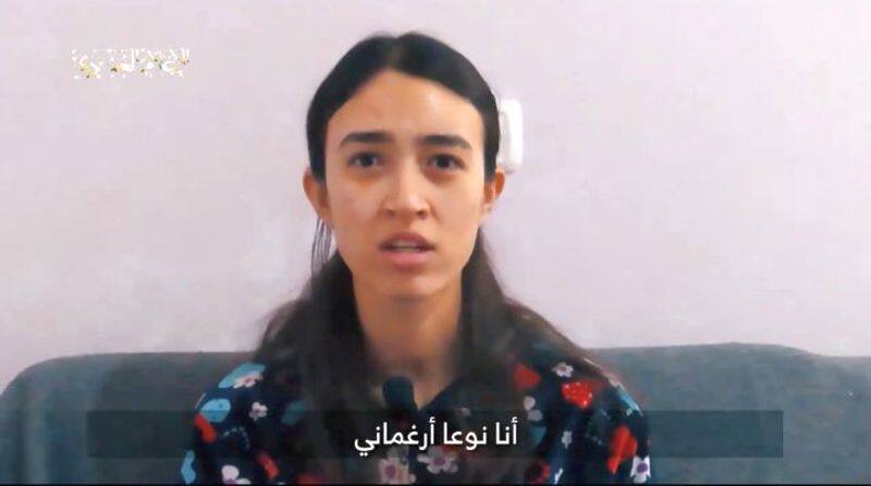 Israeli girl Noa Argamani, whose kidnapping had shocked the world, appears in eerie Hamas video