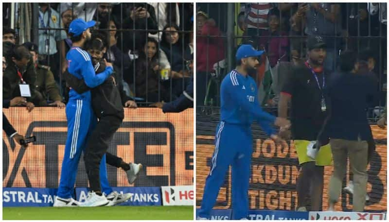 While everyone is watching.. Virat Kohli's hug makes my dream come true, says fan Viral Video RMA