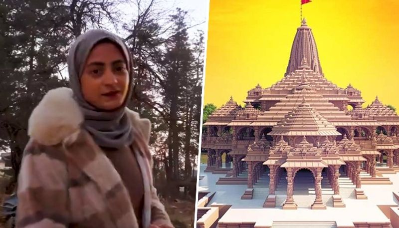 Ayodhya : Kashmiri girl who is stealing the hearts of the netizens, Listen to Ram bhajan - bsb