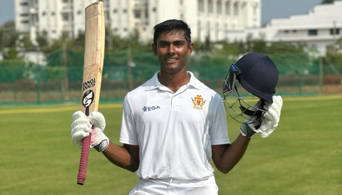 Cooch Behar Trophy final Karnataka Prakhar Chaturvedi 404 Runs against Mumbai KRJ