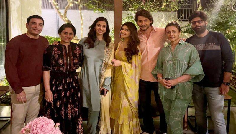 Guntur Kaaram: Mahesh Babu, Namrata Shirodkar celebrate Makar Sankranti and movie's success party RBA