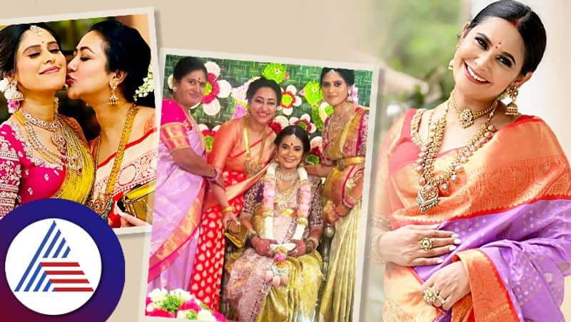 Actress Kavya Gowda Baby Shower Celebration sandalwood actor darshan wife vijayalakshmi takes part pav