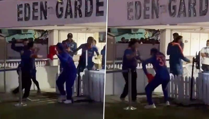 When Virat Kohli, Ishan Kishan and Hardik Pandya danced at Eden Gardens; unseen video goes viral (WATCH) snt